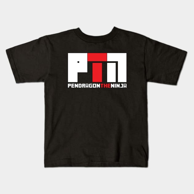 Pendragon The Ninja | Youtube Channel Logo Design Kids T-Shirt by PendragonTheNinja